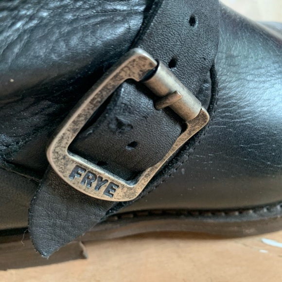 Frye Veronica Short Boot 6 Black Leather - Picture 6 of 8